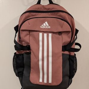 Adidas Men's Black and Brown Backpack